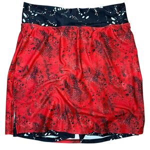 NWT Skort Obsession Red Alert Print Size S